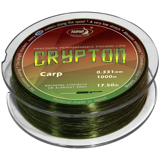 Волосінь Katran Crypton Carp 1000 м (хамелеон) 0.331 мм 17.5 lb/7.94 кг