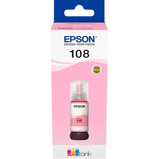 Epson Контейнер з чорнилом 108 EcoTank L8050/L18050 light magenta