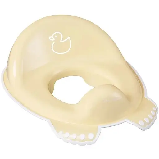 Накладка детская антискользящая на сиденье унитаза Tega Baby Duck light yellow - фото 1