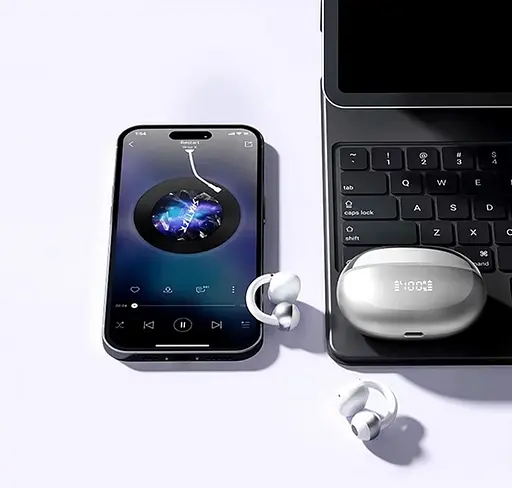 Навушники бездротові Haylou AirFree (OW03) чорні - фото 6