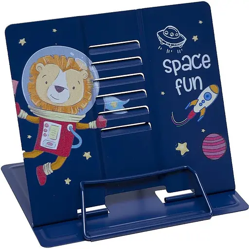 Підставка для книг "Space Fun" LTS-8207(Dark-Blue) металева