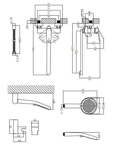 Смеситель для ванны Qtap Evia Chrome QTEVI260CRM47579 - фото 2