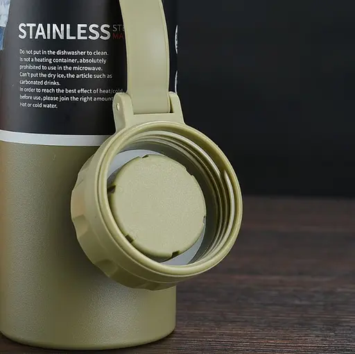 Термос Condor olDBro Stainless Steel Insulation Outdoor 800 мл оливковый - фото 5