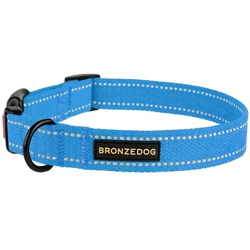 Нашийник для собак Barksi Сotton XL 43-66х2.5 см блакитний - фото 3