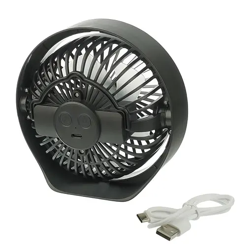Вентилятор настільний бездротовий GXQC N601 чорний - фото 7