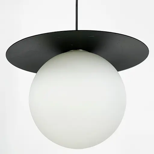 Удлиненная черная LED люстра с 2 светодиодными ромбами и 2 плафона Line.F Длина 100 см - фото 4