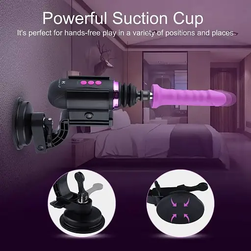 Міні секс-машина Hismith Mini Capsule Sex-Machine with Strong Suction Cup перезаряджається - фото 6