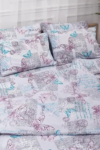 Комплект постільної білизни Moon&Star Дитячий 110x140 см наволочки 2x40x60 см Butterfly Бязь Gold Люкс - фото 7