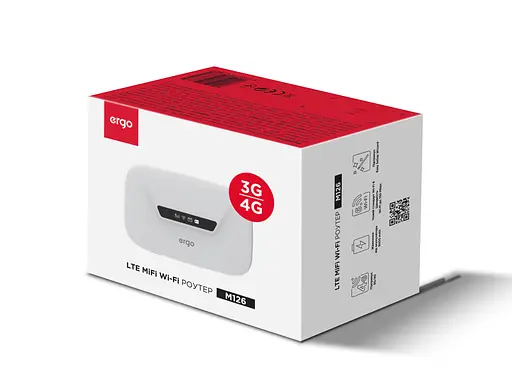 Мобільний 4G Wi-Fi роутер Ergo M126, SIM, батарея 3000 mAh - фото 4