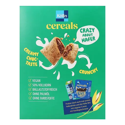 Уцінка. Подушечки Kolln цільнозернові начинки смак шоколаду 375 г - фото 2