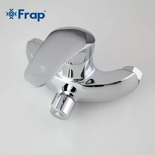 Смеситель для ванны длинный плоский гусак Ø40 Frap 1/10 F2221 Хром - фото 5