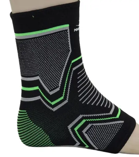 Бандажі на гомілкостоп PowerPlay 4100 Чорні S/M (пара) (PP_4100_S/M_Black) - фото 3