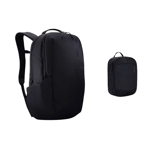 Комплект: Рюкзак Thule Subterra 2 Backpack 21L Black (TH 3205024) + Органайзер Thule Subterra 2 PowerShuttle Large Black (TH 3205043)