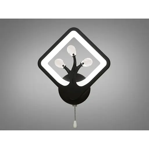 Лаконічний світлодіодний приліжковий світильник Romin 15 W чорний - фото 1