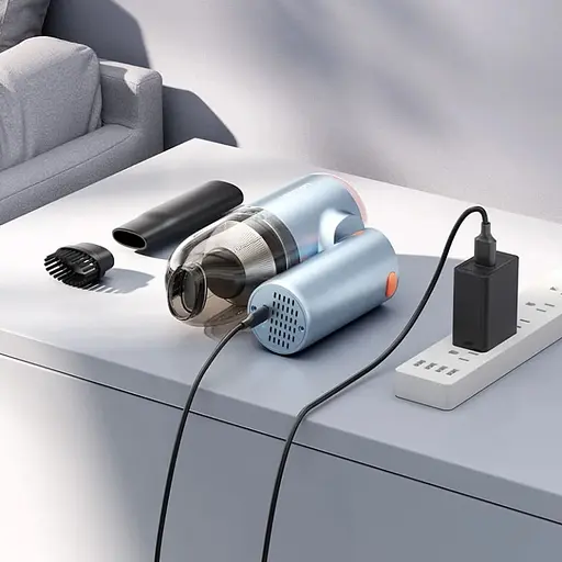 Пылесос автомобильный Vention 5000 Pа 70 Вт Li-Ion USB-C 4000 мА/ч синий - фото 7