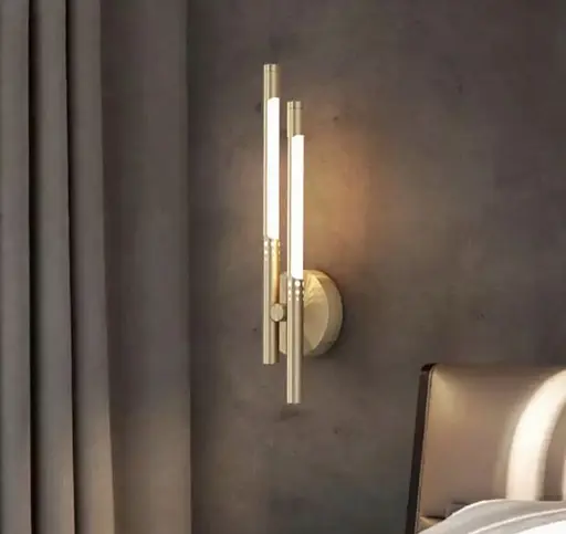 Бра з вбудованими світлодіодами в корпусі латунь Арт. WSE 12/35 Line F - фото 7