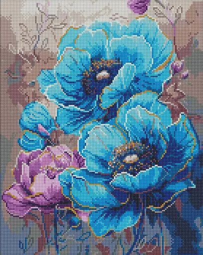 Набір з алмазною мозаїкою на підрамнику Симфонія кольорів Ideyka AMO8047, 40x50 см