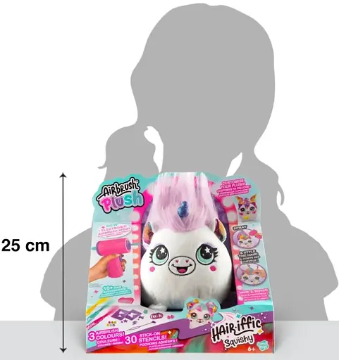 Набір Canal Toys Diy Airbrush Plush - Hair'iffic "Зроби зачіску -  Принцеса" (AIR040/1) - фото 4