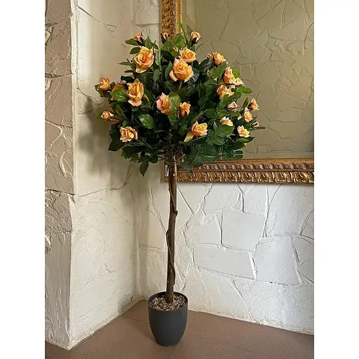Троянда штучна штамбова чайна 120 см у горщику - фото 8