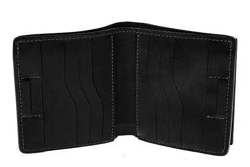 Мужской кожаный кошелек Grande Pelle 10х10х2.5 см acs0029295 - фото 5