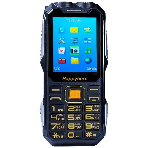 Мобільний телефон Tkexun Q8 Happyhere Q8 black Limited Edition