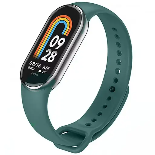 Силіконовий ремінець для Xiaomi Mi Band 8/9/10 Зелений / Pine green