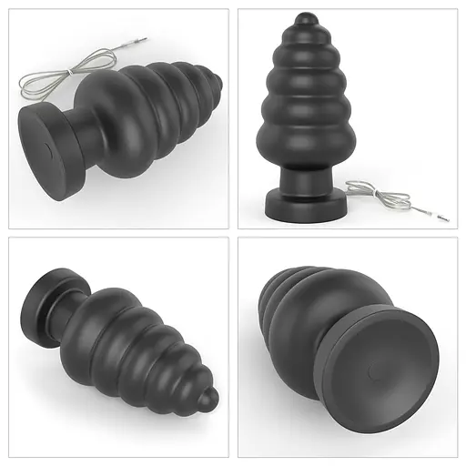 Анальная пробка King Sized Vibrating Anal Cracker 7, 18 см (чёрный) - фото 12