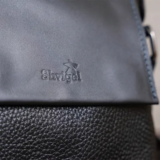 Сумка кожаная мужская SHVIGEL 19х23х6 см sum0012323 - фото 10