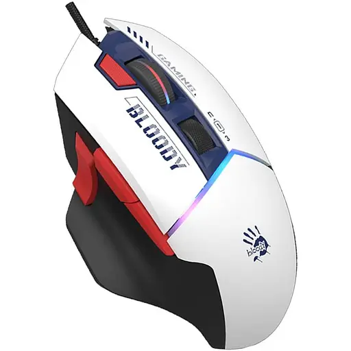 Миша Bloody W95 Ultra White Black (W95 Ultra (Sports Navy)) - фото 2