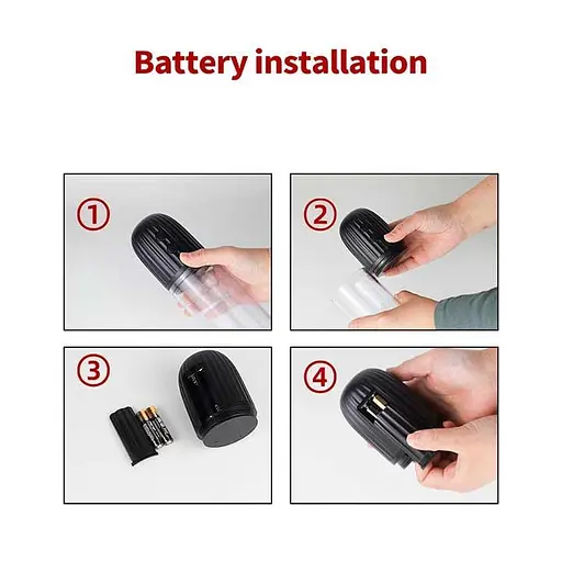 Автоматичний вакуумний насос для пеніса "Rebel Power Pump" Чорний K000528 - фото 4