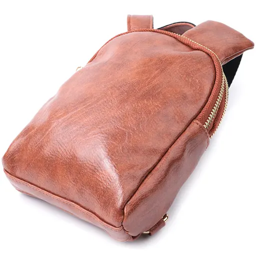 Женская компактная сумка Vintage через плечо на два отделения из экокожи 13х18х4 см sum0026974 - фото 5