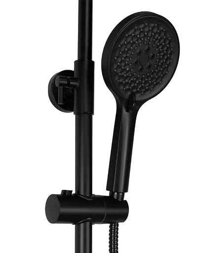 Душевая система Rea Avalon black с изливом REA-P8811, Черный матовый - фото 5
