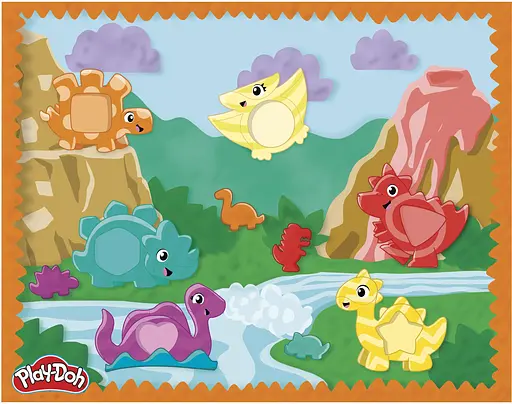  Набір маси для ліплення Hasbro Play-Doh Shapes and Colors Dino(G0491) - фото 7