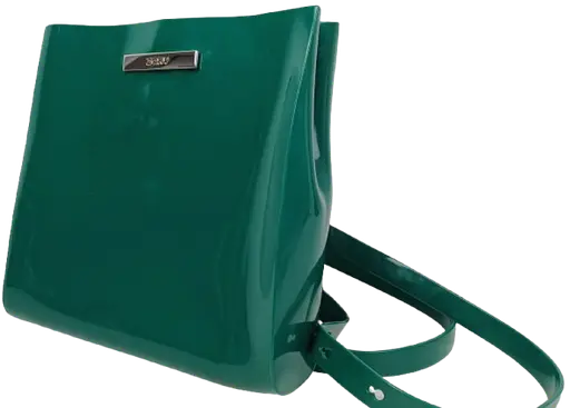 Женская каучуковая сумка-рюкзак трансформер Zaxy Closer Bag зеленая sum0028700 - фото 3