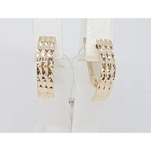 Золоті сережки Імперія золота з алмазною гранню. СБ638(А)И - фото 4