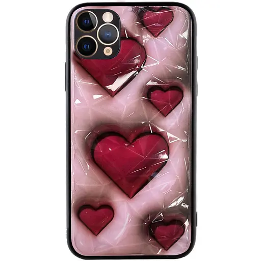 Чехол Epik TPU+PC Prisma Plushie для Apple iPhone 11 Pro 5.8 Hearts - фото 2