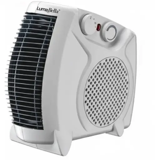 Тепловентилятор LumaBella LB-68003 с термостатом и функцией холодного воздуха 2 режима 2000 Вт Белый - фото 1