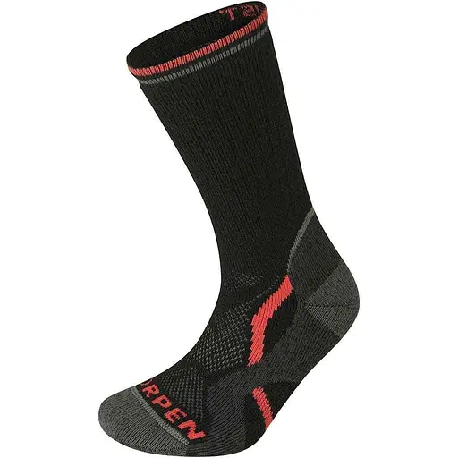 Шкарпетки Lorpen T2LME T2 Women Midweight Hiker Eco Black/Orange M (1052-6310516 9937 M)