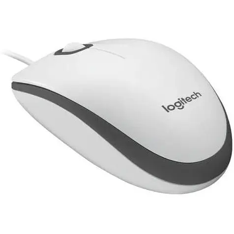Миша Logitech M100 білий USB оптична 1000 dpi 3 кнопки 1.8 м (910-006764) - фото 1