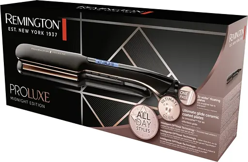 Випрямляч для волосся Remington S9150B PROluxe Midnight Wide Plate Straightener - фото 5