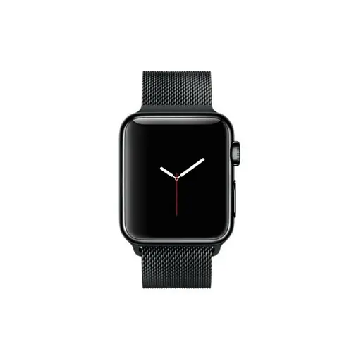 Ремінець Creasted для годинника Milanese loop steel bracelet Apple watch, 38 40 мм Black - фото 3