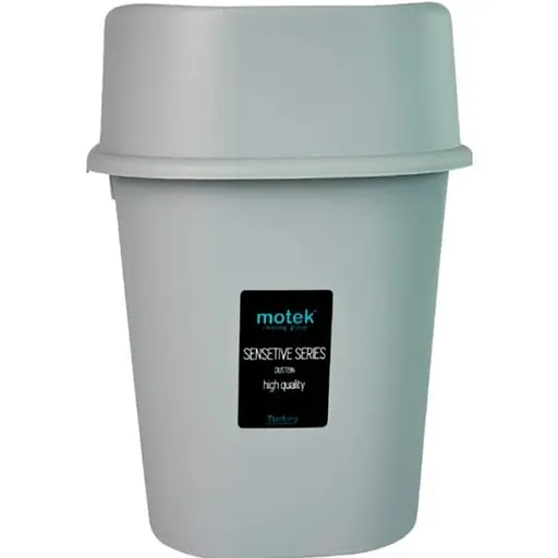 Контейнер для муcора Motek 6 л Серый (СPY-113)  - фото 1