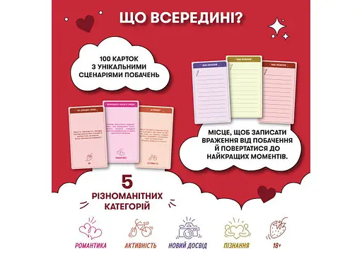 Настольная игра Оrner 100 невероятных свиданий (укр.) (orner-2865) - фото 3