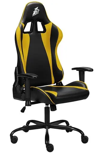 Игровое кресло 1stPlayer S01 Black-Yellow (S01 Black-Yellow) - фото 2