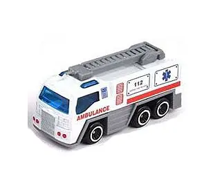 Машинка МН - 242 "Скорая помощь", металопластик, на блистере (6975668650550) Вид 6 - фото 1