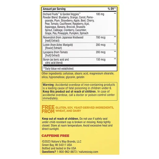 Вітаміни та мінерали Nature's Way Alive! Daily Energy, 60 таблеток - фото 3