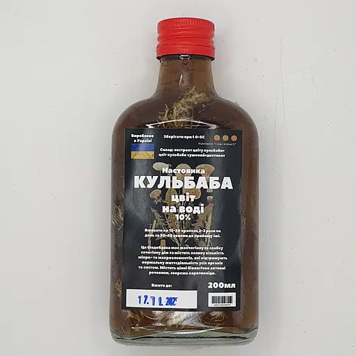 Водна настоянка на квітах кульбаби 200 мл - фото 1