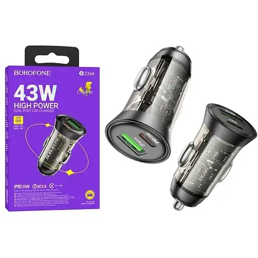 Зарядное устройство Borofone BZ26A PD25W+QC3.0