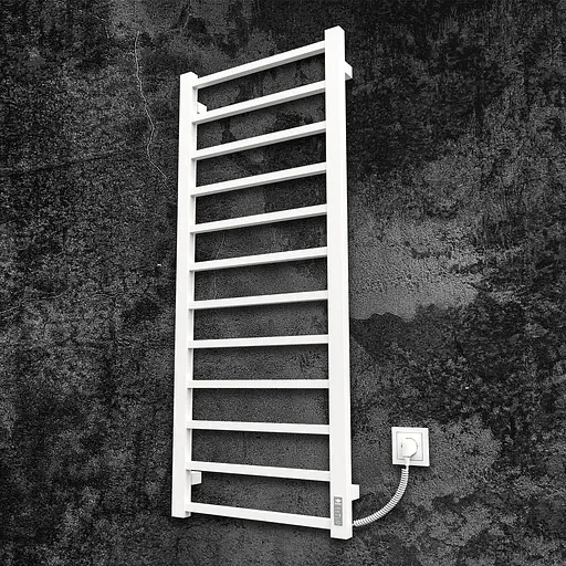 Електрична рушникосушарка Kosser Лофт 1200x500 ER тайм. білий ДЛФ04ERW, Білий матовий, Праве - фото 1