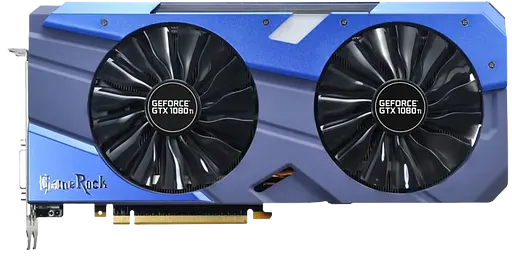 Видеокарта GeForce GTX 1080 Ti 11GB Palit GameRock (NEB108TT15LC-1020G) Б/У